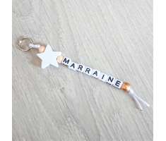 Porte clé cadeau Marraine