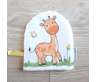 Gant de toilette enfant motif girafe