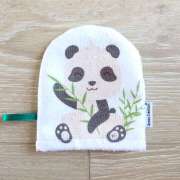 Gant de toilette enfant motif panda