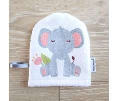 Gant de toilette enfant motif éléphant