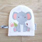 Gant de toilette enfant motif éléphant
