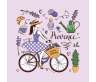 Collection Provence à vélo lavande